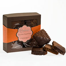 NEW! Chocolate Dipped Chocolate Spice Shortbread Collection