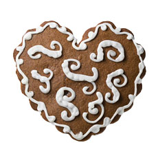 NEW! Dainty Heart Gingerbread