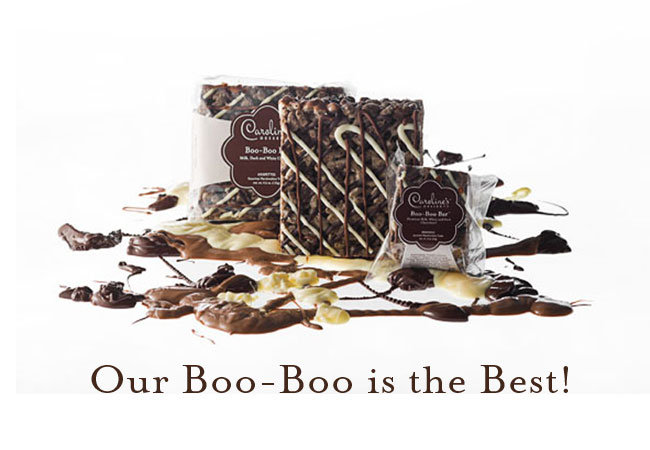 Our Boo-Boo is the best! A happy mistake that we're sure you'll love! Choose from a selection of gifts, including Krispettes (gourmet crispy rice treats) and shortbread collections,and seasonal sugar cookies. Remember most of our Krispettes are gluten-free and all of our products are made with only the best natural and organic ingredients. 